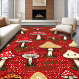 Colorful Mushroom Print with Cheer(Red)