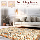 Transitional Tiled Motif in Shades(Beige)