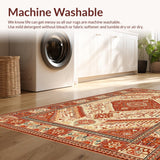 Colorful Distressed Geometric Design(Beige)