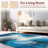 Chic Multi Tonal Textural Design(Blue)