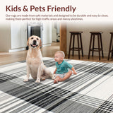 Chic Blue Toned Camping Fabric(Black)