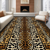 Ultra Soft Area Rug, Non Slip, Stain Resistant, Washable Area Rugs for Living Room, Bedroom, Bold Exotic Animal Aesthetic(Brown)