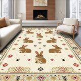 Cozy Neutral Bunny Imagery(Beige)