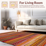 Contemporary Colorful Textile Art(Red)