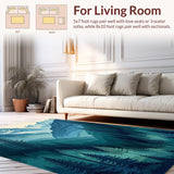 Nature Inspired Teal Forest Theme(Blue)