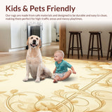 Heirloom Petals Beige Area Timeless Floral(Beige)