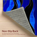 Bold Abstract Texture Harmony(Blue)