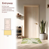 Ultra Soft Area Rug, Non Slip, Stain Resistant, Washable Area Rugs for Living Room, Bedroom, Contemporary Soft Color Harmony(Beige)
