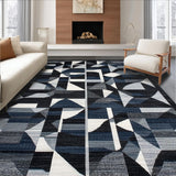 Ultra Soft Area Rug, Non Slip, Stain Resistant, Washable Area Rugs for Living Room, Bedroom, Luxurious Subtle Ogee Design(Gray)