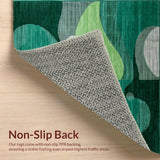 Eclectic Abstract Green Tones(Green)