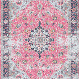 Charming Vintage Floral Print(Pink)