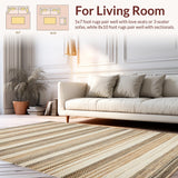 Elegant Earthy Textured Circle(Beige)