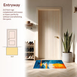 Contemporary Artistic Color Fusion(Blue)