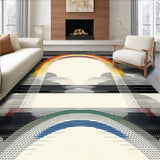 Vibrant Curvilinear Aesthetic Print(Gray)