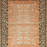 Ultra Soft Area Rug, Non Slip, Stain Resistant, Washable Area Rugs for Living Room, Bedroom, Stylish Earthy Leopard Aesthetic(Beige)
