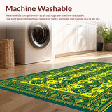 Modern Abstract Symmetrical Motif(Green)