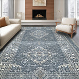 Ultra Soft Area Rug, Non Slip, Stain Resistant, Washable Area Rugs for Living Room, Bedroom, Lightweight Neutral Boho Home Office Carpet(Gray)