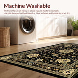 Whimsical Black and Ivory Tiled Design(Black)