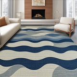 Luxe Navy Scallop Visual Appeal(Beige)