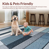 Ultra Soft Area Rug, Non Slip, Stain Resistant, Washable Area Rugs for Living Room, Bedroom, Abstract Serenity Zen Space Rug(Gray)