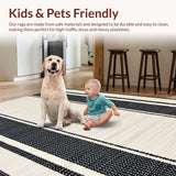 Artistic Coastal Striped Visual Appeal(Black)