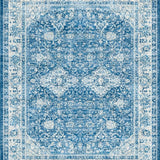 Ultra Soft Area Rug, Non Slip, Stain Resistant, Washable Area Rugs for Living Room, Bedroom, Dainty Scalloped Rug With Bow Detail Aesthetic Preppy Shower Carpet Non Slip(Blue)