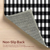 Cozy Traditional Checkerboard Motif(Black)