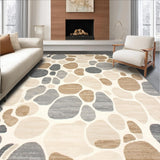 Neutral Abstract Animal Inspired Design with Beige and Grey Palette(Beige)