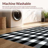 Contemporary Black and White Grid(Black)