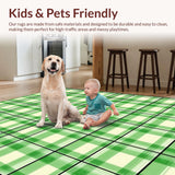 Chic Sage Green Geometric Design(Green)