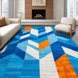 Elegant Trellis Blue Hues(Blue)