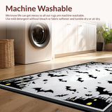 Elegant Black and White Bats(Black)