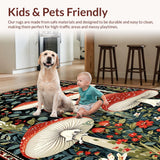 Elegant Mushroom Motif Design(Red)