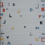 Grey Whimsical Letter(Gray)