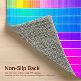 Joyful Shag Patterned Decor(Blue)