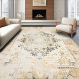 Luxe Heritage Inspired With Sophisticated Distressed Finish(Beige)