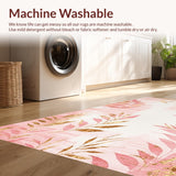 Elegant Curvilinear Botanical Design(Pink)