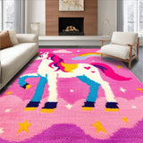 Lively Multicolor Swirl Motif(Pink)