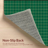 Elegant Reversible Checkered Style(Green)