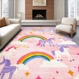 Whimsical Pastel Rainbow Swirl(Pink)