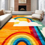 Dynamic Multicolored Arc Composition(Yellow)