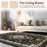 Vibrant Cultural Medallion Style(Black)