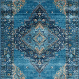 Elegant Vintage Inspired Geometric Style(Blue)