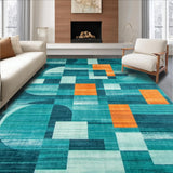 Contemporary Vibrant Tiled Design(Blue)