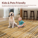 Elegant Linear Patterned Design(Beige)