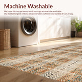 Ultra Soft Area Rug, Non Slip, Stain Resistant, Washable Area Rugs for Living Room, Bedroom, Vivid Textured Animal Print Style(Beige)