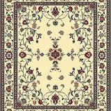 Astra Machine Traditional Beige Easy Clean Non Shedding Area(Beige)