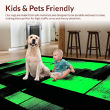 Dynamic Modern Patterned Composition(Green)