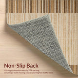 Ultra Soft Area Rug, Non Slip, Stain Resistant, Washable Area Rugs for Living Room, Bedroom, Simple Warm Beige Aesthetic(Beige)