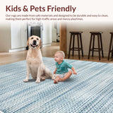 Elegant Modern Waffle Motif(Blue)